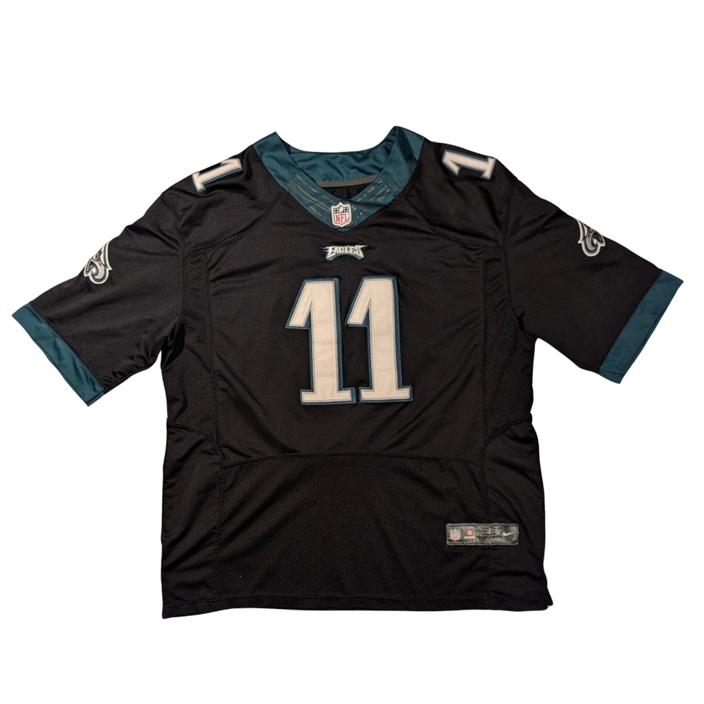 Nike On Field Philadelphia Eagles Carson Wentz Stitched Jersey Men's 2XL (56)